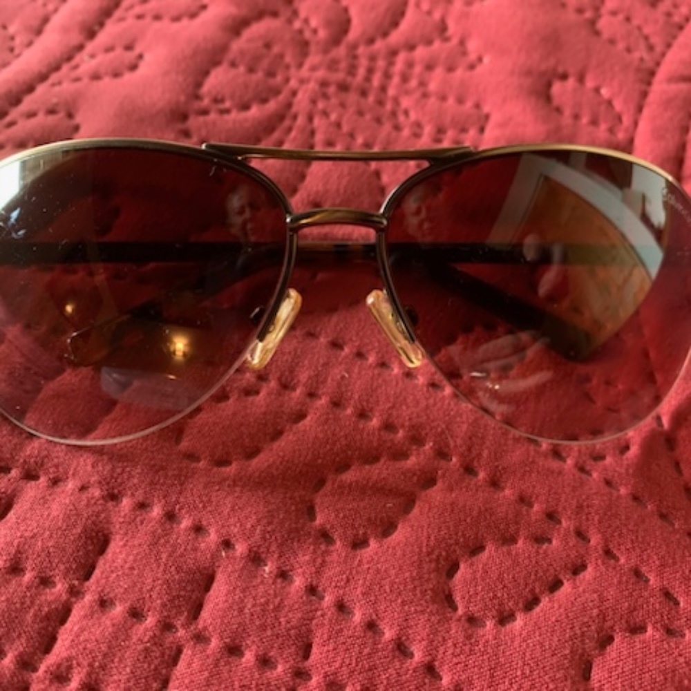 Calvin Klein sunglasses , good condition black with tortuous shell